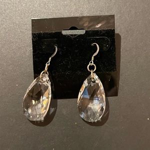 crystal teardrop earrings